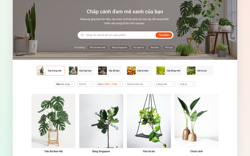 Mẫu thiết kế website tối giản (Nguồn: Internet)