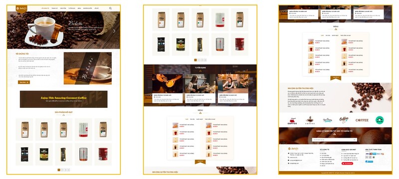 Các yếu tố cần có trong một website bán cafe hiệu quả (Nguồn: Internet)