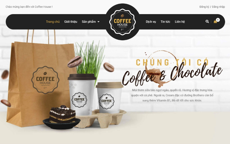 Chọn mẫu giao diện phù hợp với phong cách và concept của quán (Nguồn: Internet)