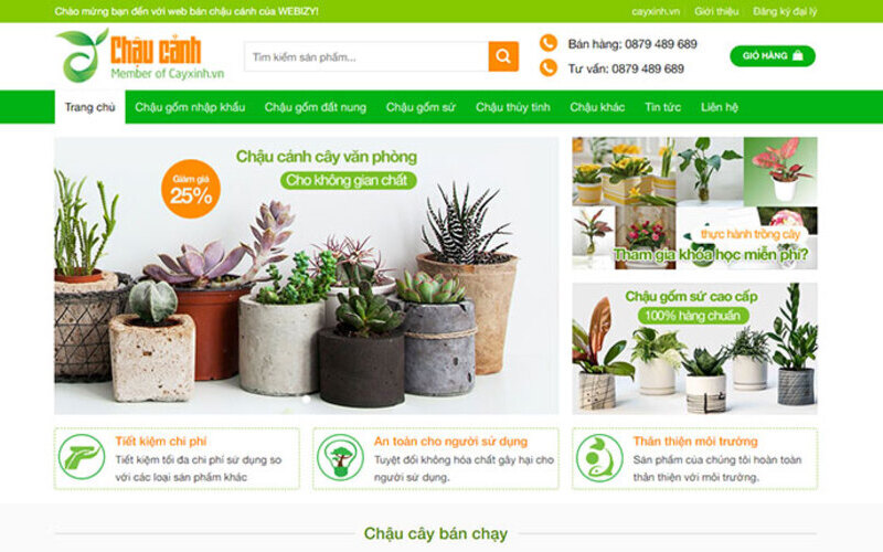 Giao diện bắt mắt tạo ấn tượng với khách hàng (Nguồn: Internet)
