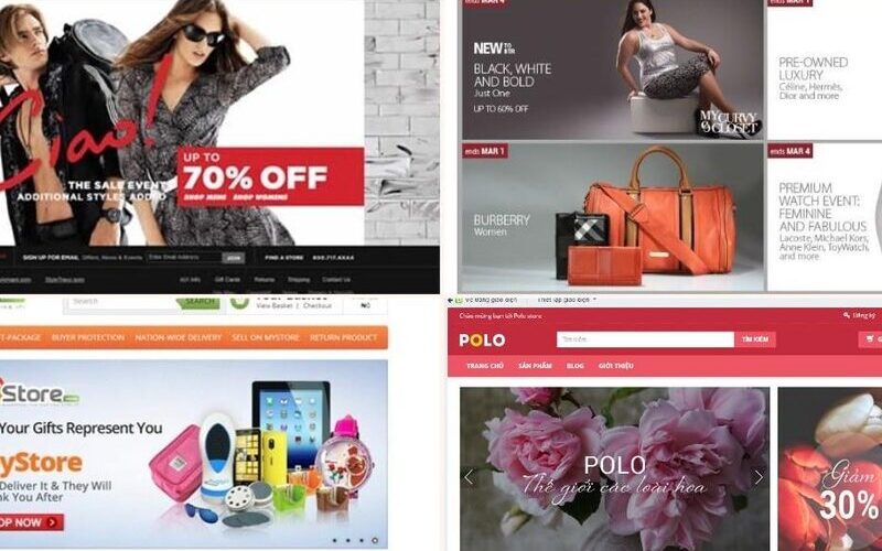 Mẫu giao diện tập trung vào sản phẩm, chuyên nghiệp (Nguồn: Internet)