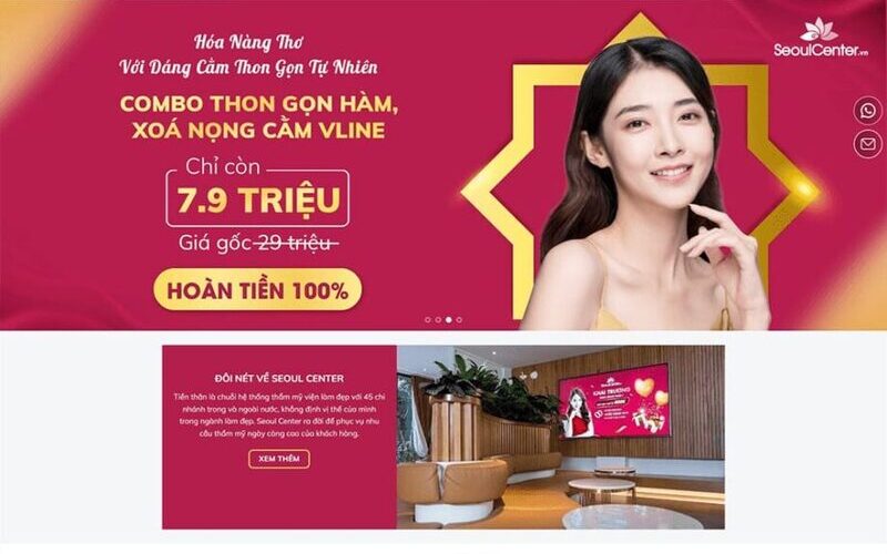 Mẫu giao diện website của S-TARGET (Nguồn: S-TARGET)