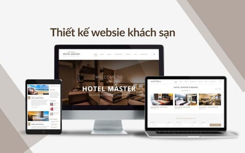 Thiết kế mẫu giao diện website giới thiệu khách sạn (Nguồn: Internet)