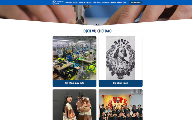 Mẫu giao diện website đẹp (Nguồn: STARGET)