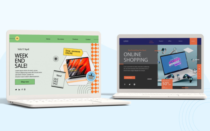 Mẫu giao diện website bán laptop xu hướng 2024 (Nguồn: Internet)