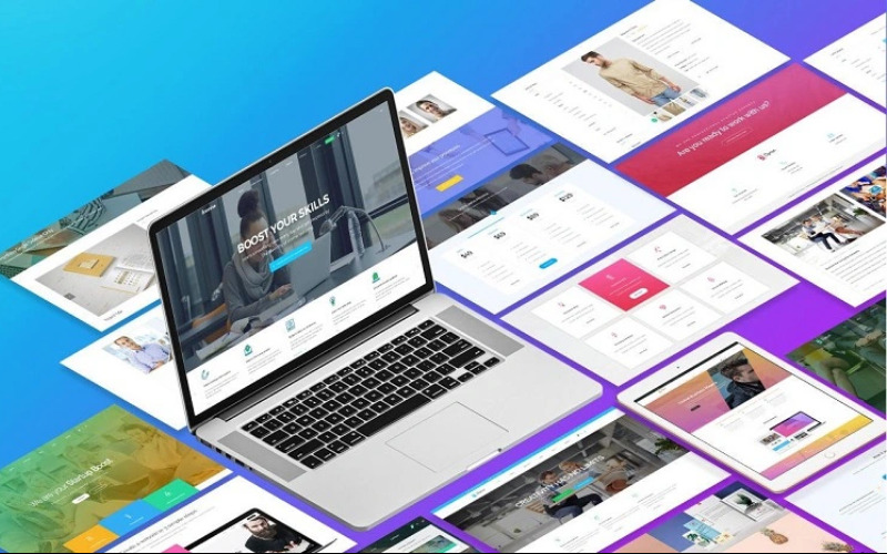 Mẫu giao diện website bán hàng máy móc đẳng cấp - STARGET (Nguồn: Internet)