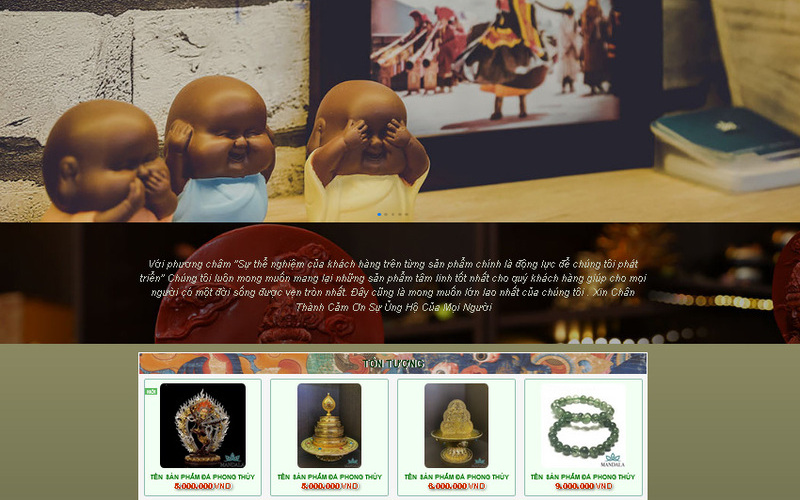 Chọn mẫu giao diện website bán hàng phong thuỷ phù hợp (Nguồn: Internet)