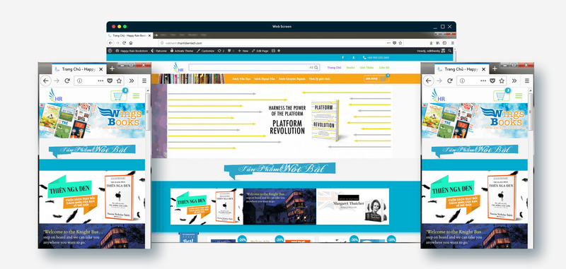 Thiết kế website bán sách chuyên nghiệp cùng STARGET (Nguồn: Internet)