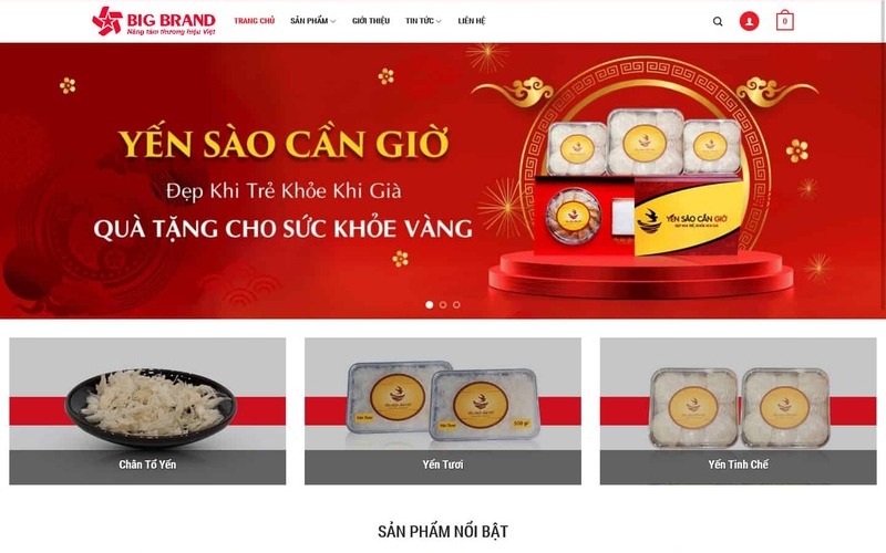 Tính năng cần có của mẫu giao diện website bán yến sào (Nguồn: Internet)