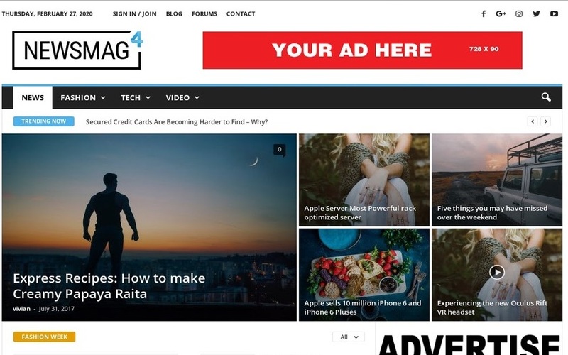 Yếu tố cần có của mẫu giao diện website tin tức thủ thuật (Nguồn: Internet)