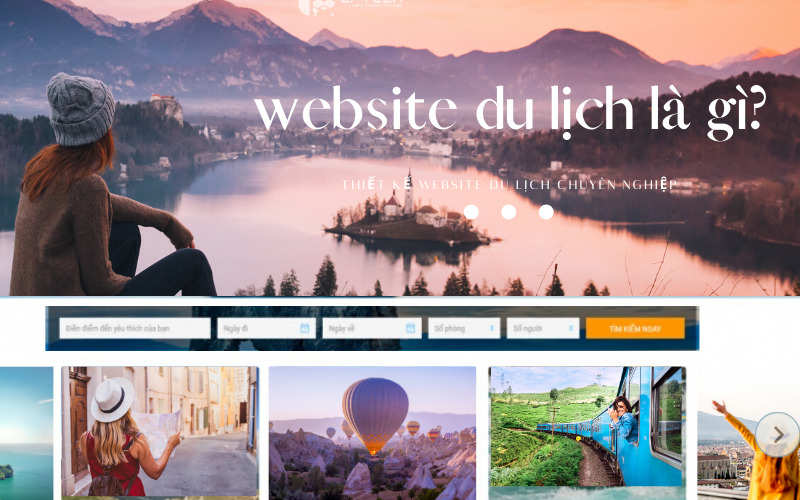 Mẫu website giới thiệu công ty du lịch (Nguồn: Internet)
