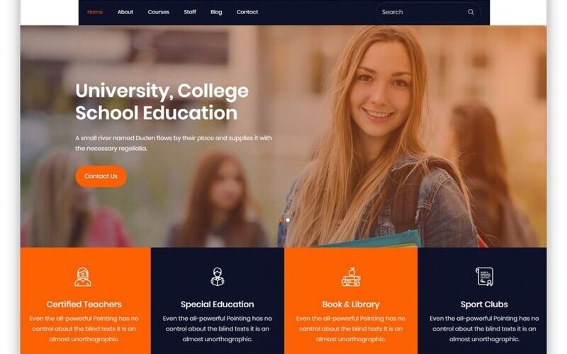 Tính năng cần có của mẫu website giới thiệu công ty giáo dục (Nguồn: Internet)