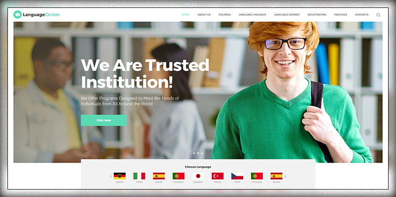 Xu hướng thiết kế website giới thiệu công ty giáo dục (Nguồn: Internet)