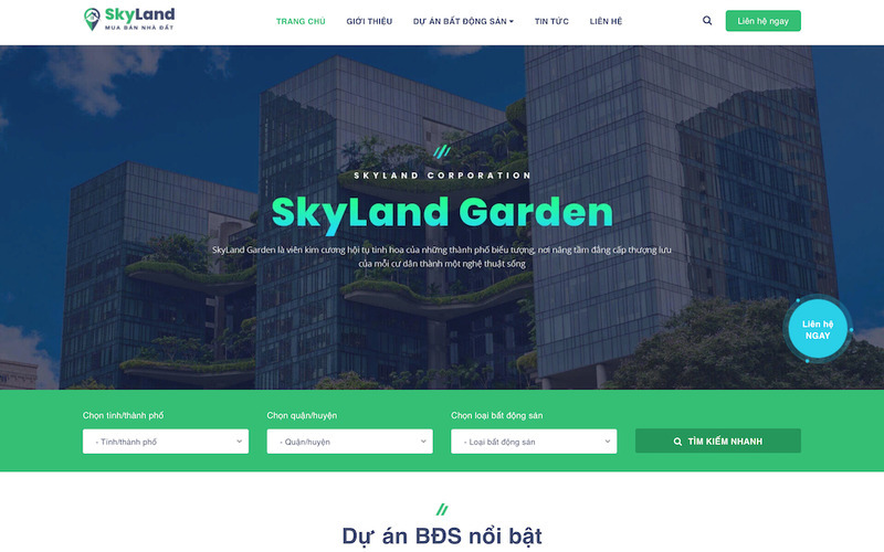 Các tính năng cần có của mẫu website giới thiệu dự án bất động sản (Nguồn: Internet)